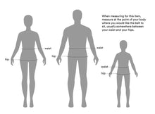 Load image into Gallery viewer, how to measure waist and hip size