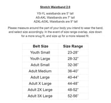 Load image into Gallery viewer, waistband 2.0 size chart
